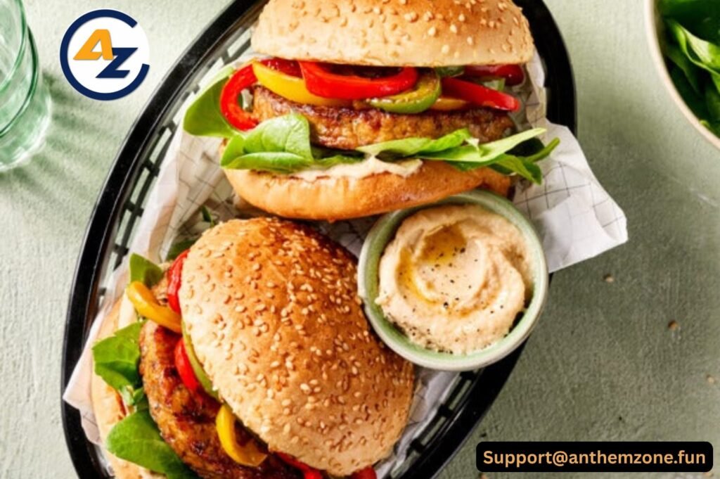 gourmet plant-based burgers