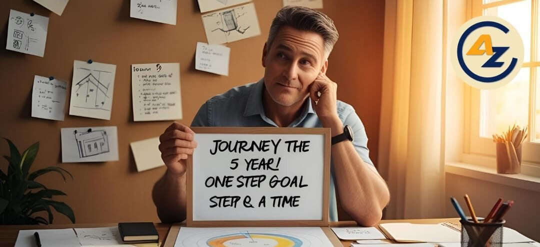 Achieve Your 5-Year Goal with Joy and Determination Goal Personal development Self-improvement